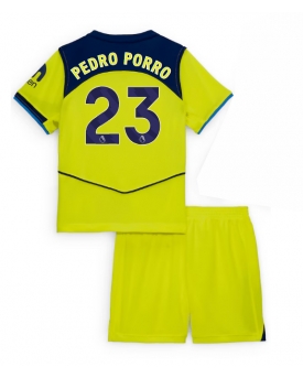 Tottenham Hotspur Pedro Porro #23 Maglia Gara Terza Repliche 2025-26 Bambino Maniche Corte